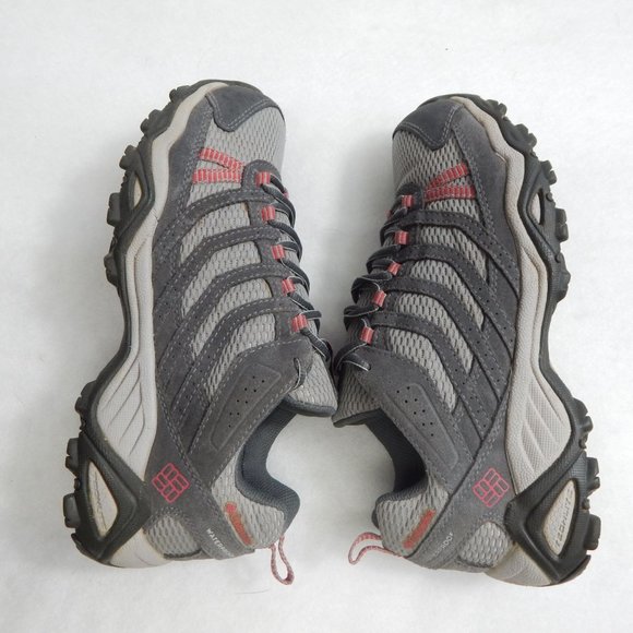 Columbia Techlite Mesh Omni-Grip Outdoor Hiking Shoes YL5107-039 Women's Gray Si - Picture 6 of 8